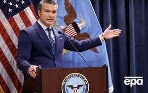 Новий фінансовий запит Пентагону значно перевищує витрати на попередню масштабну кампанію авіаударів на Близькому Сході (на фото – міністр оборони США Піт Гегсет