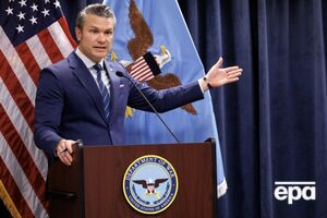 Новий фінансовий запит Пентагону значно перевищує витрати на попередню масштабну кампанію авіаударів на Близькому Сході (на фото – міністр оборони США Піт Гегсет