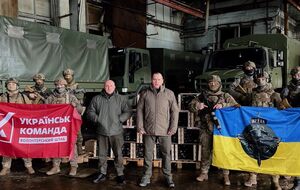 Волонтеры привезли подразделению "Артан" партию дронов