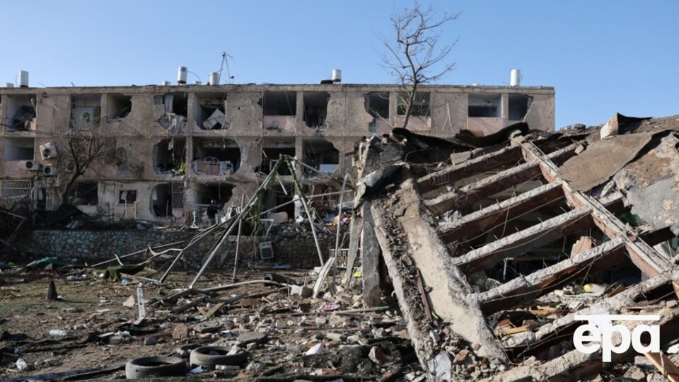 Иранская ракета разрушила здание в израильском городе Димона