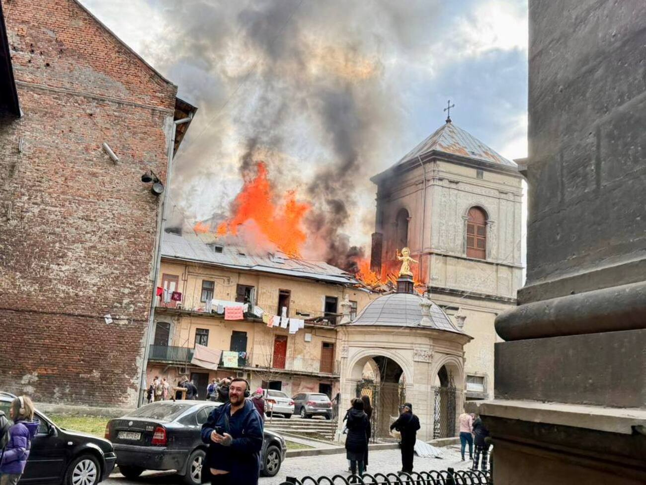 По данным ОВА, повреждения получило наследие ЮНЕСКО