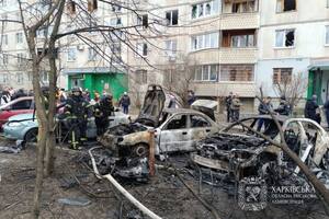 Один із дронів упав у дворі