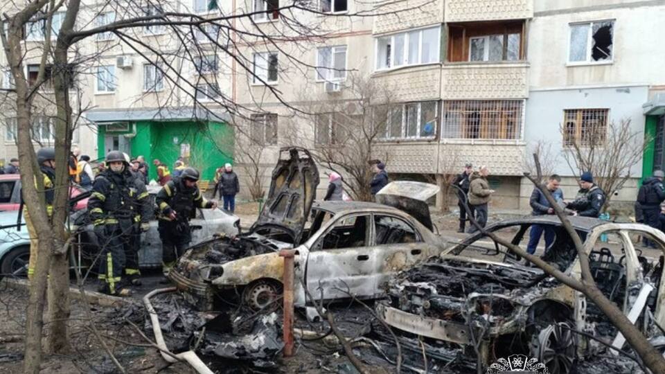 Один із дронів упав у дворі