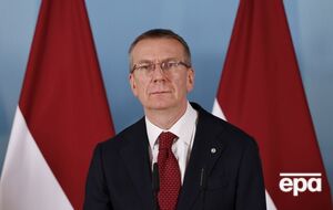 БПЛА летел в РФ, отметил Ринкевичс