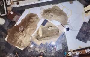 Скелет був на місці колишнього вівтаря