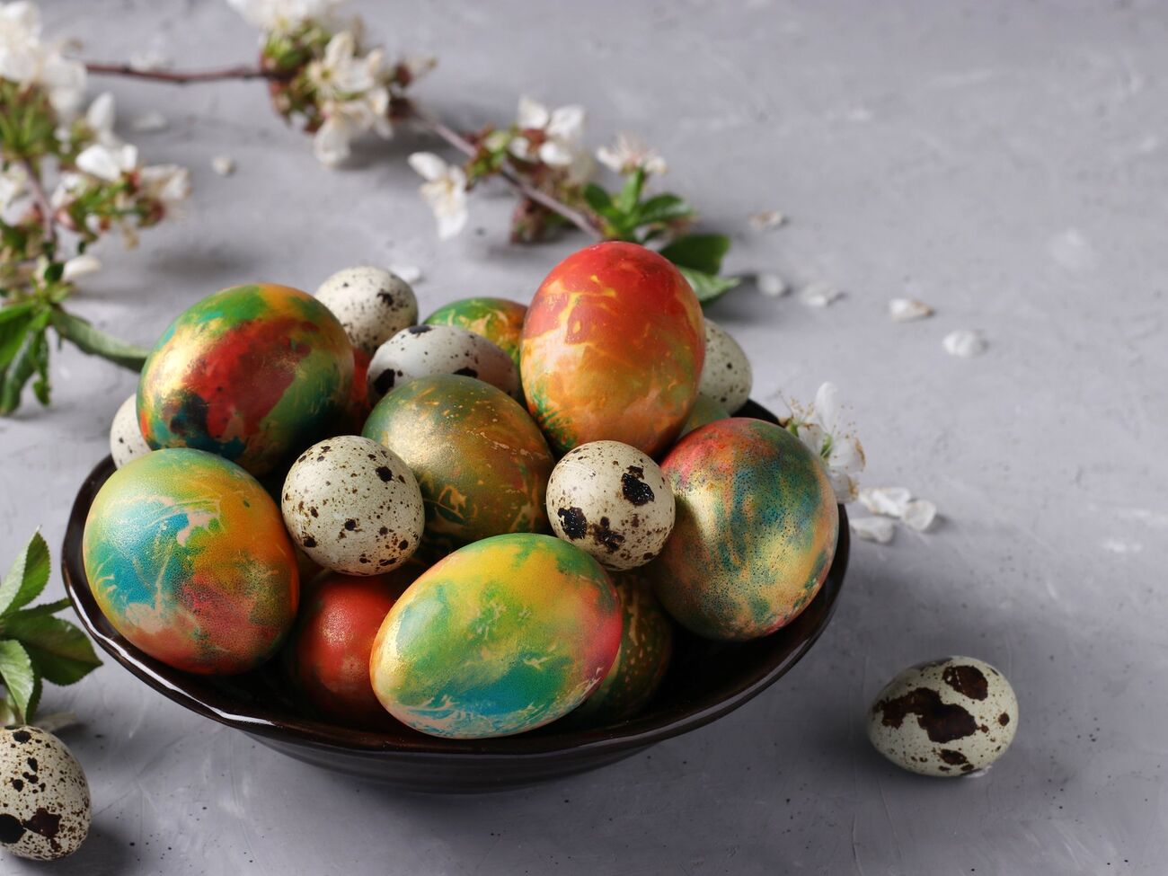 Для фарбування використовують кілька кольорів