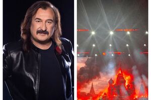 На сцене во время концерта прозвучали слова: Москва горить, коли Степан сміється