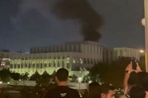 Дрон влучив у парковку біля консульства США