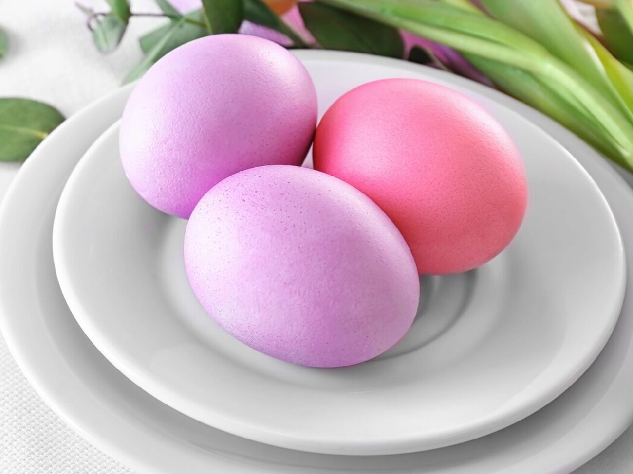 Колір яєць залежить від часу занурення