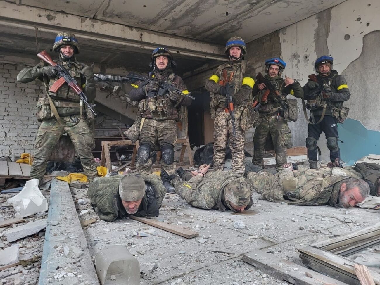 Оккупанты попали в плен