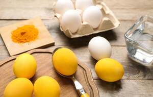 Яйця набудуть яскравого кольору