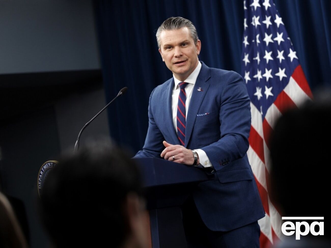 Гегсет: Флот Ірану лежить "на дні Перської затоки"