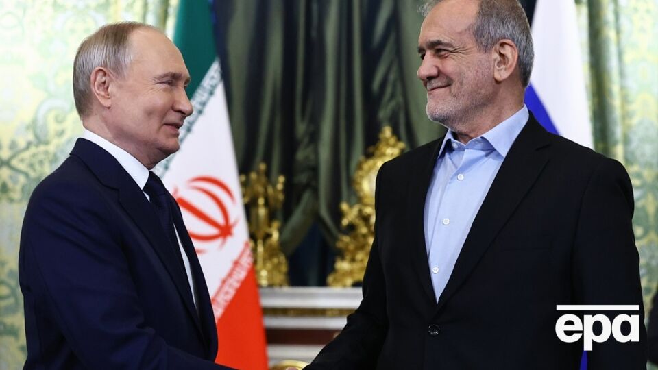 Путін і Пезешкіан поговорили телефоном про ситуацію в Ірані