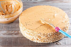 Сгущенку нужно распределять равномерно