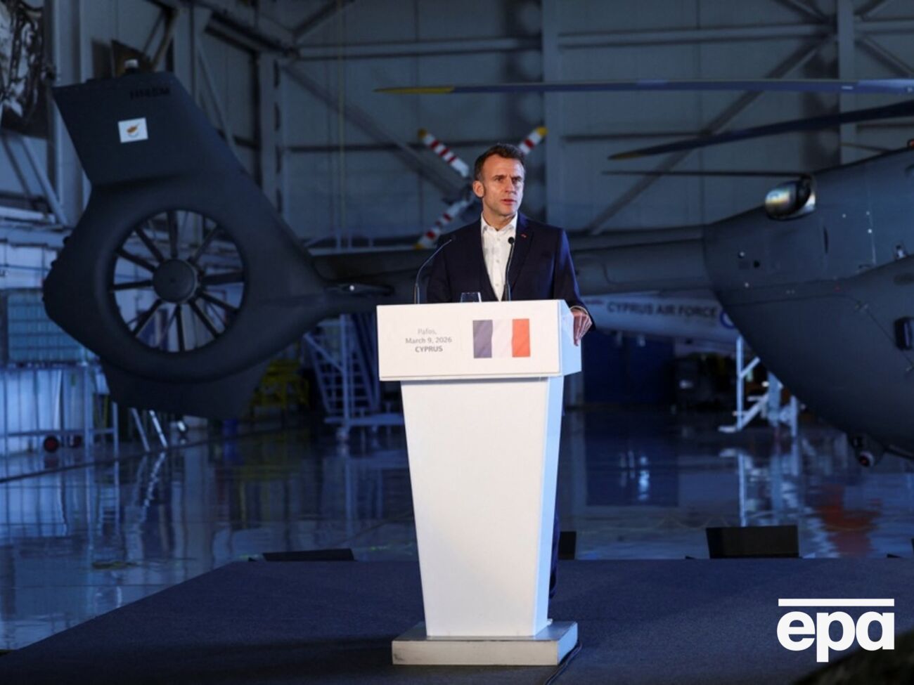 Макрон: Цель нашего присутствия – обеспечить оборонительную позицию наряду со странами, атакованными Ираном в ответ