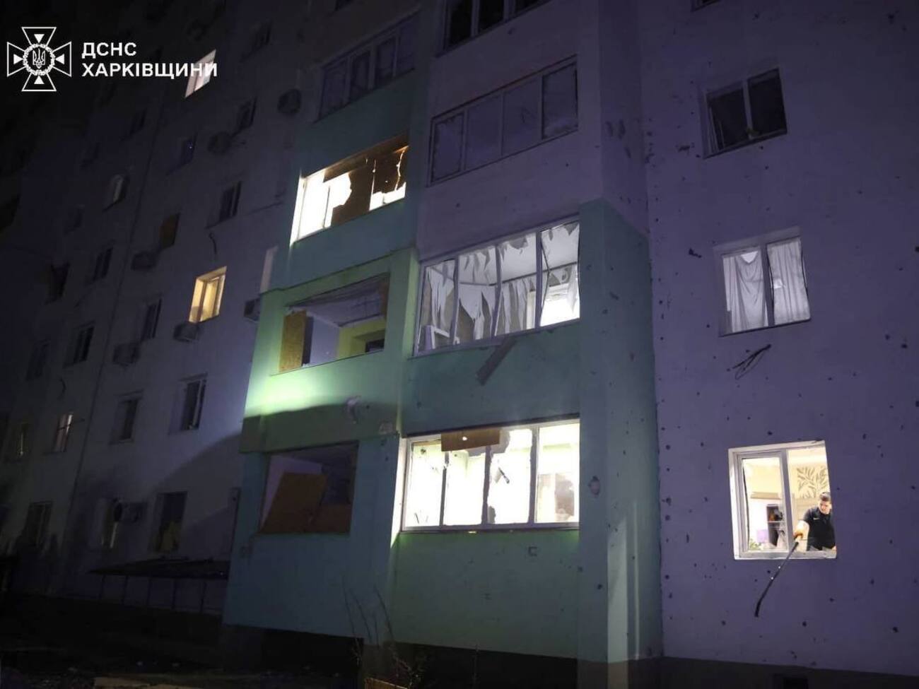 РФ ударила бойовим дроном по житловому району Харкова