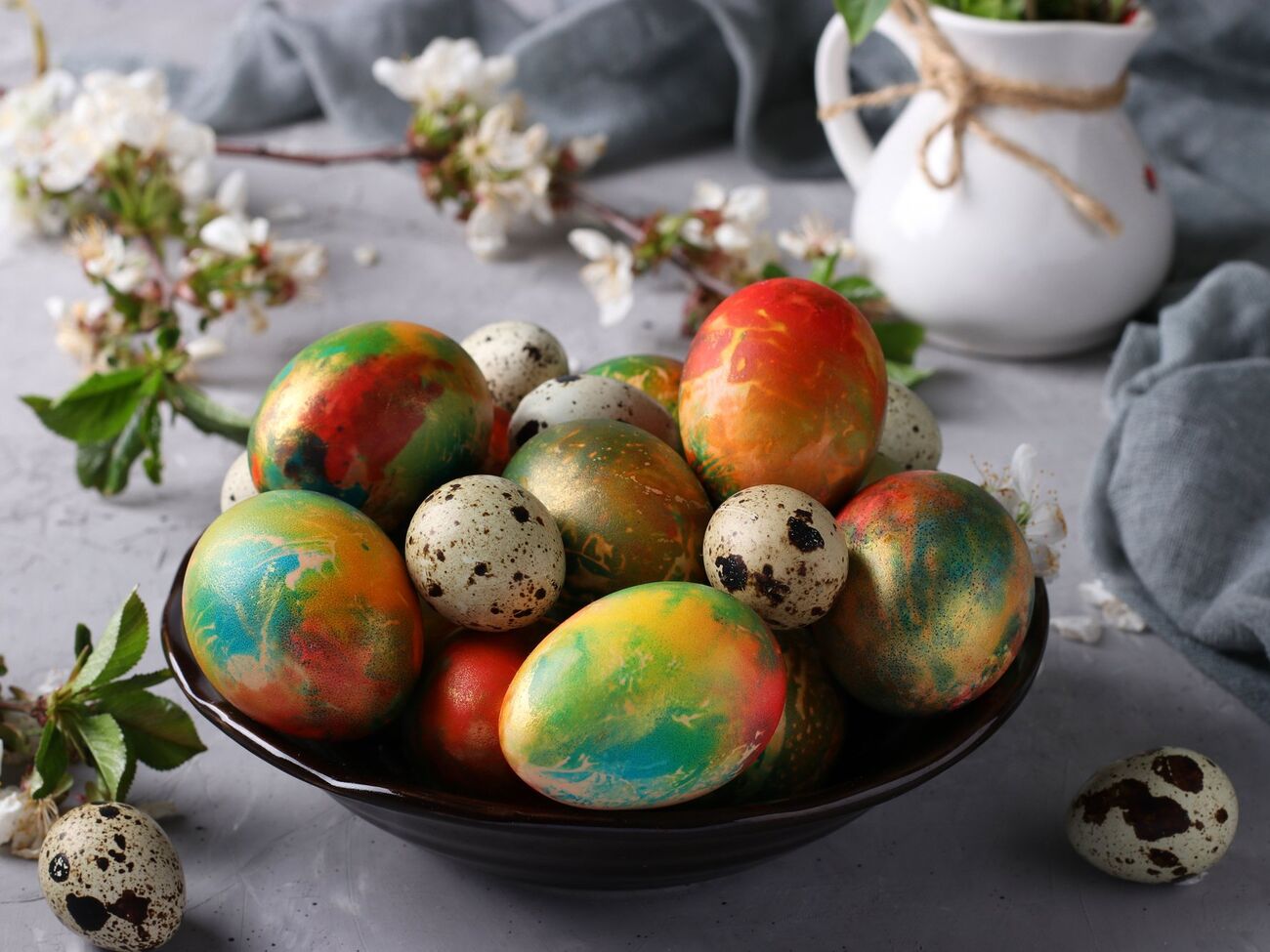 Яйця виходять дуже барвистими