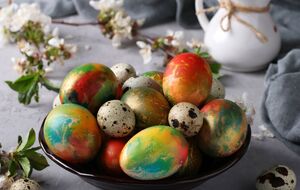 Яйця виходять дуже барвистими
