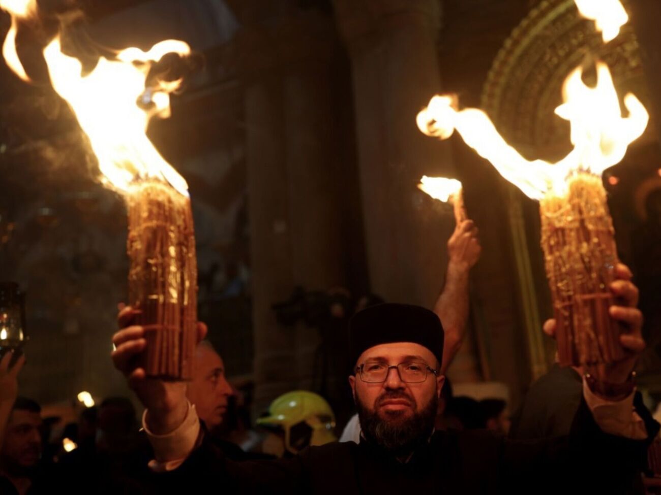 У Єрусалимі зійшов Благодатний вогонь. Фоторепортаж