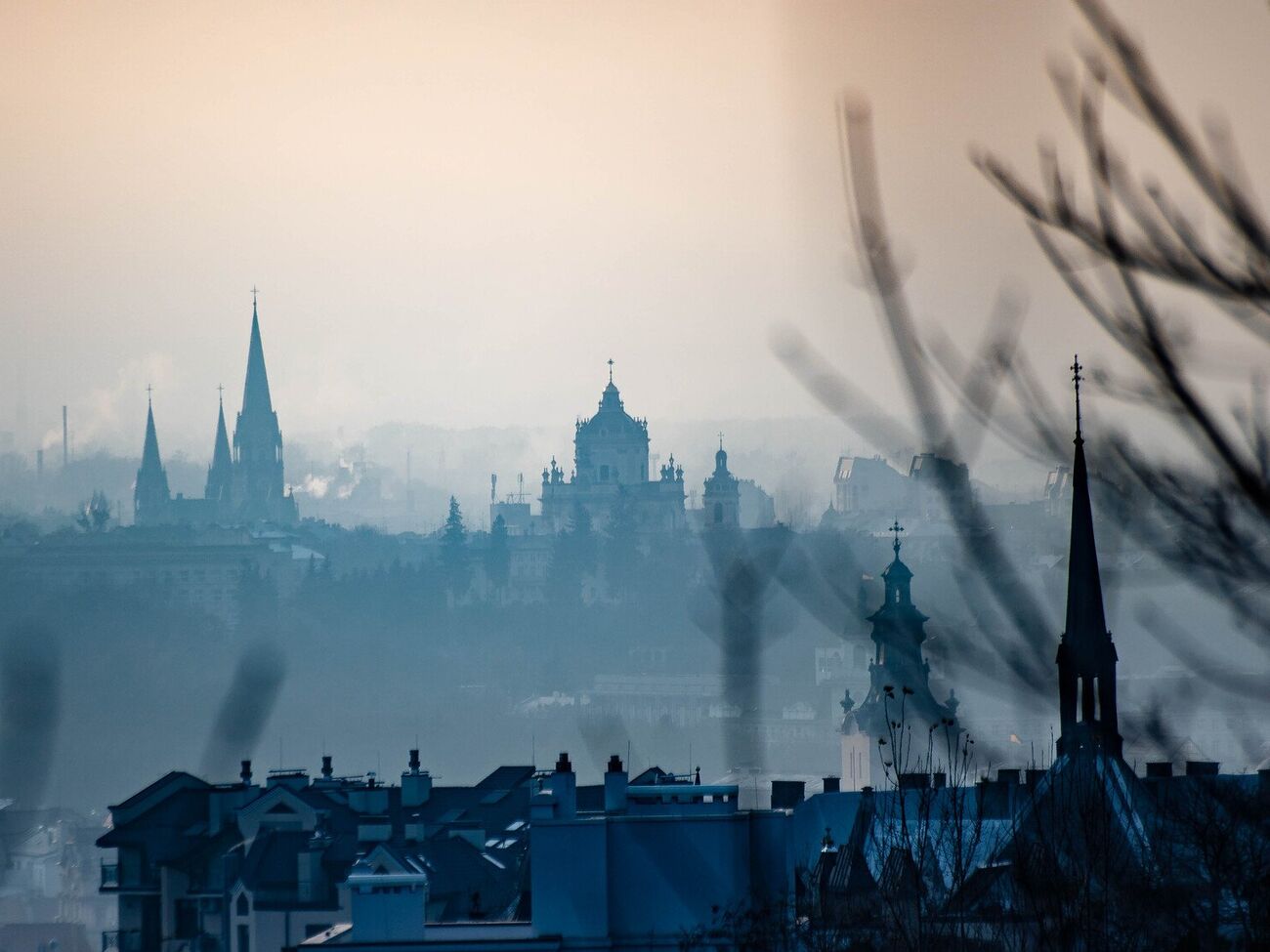 Температура воздуха во Львове опустилась до -4,8 °С
