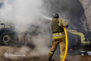 За даними ОВА, горить об'єкт інфраструктури