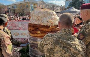 Участь у великодньому фесті взяли військовослужбовці й сім'ї українських захисників