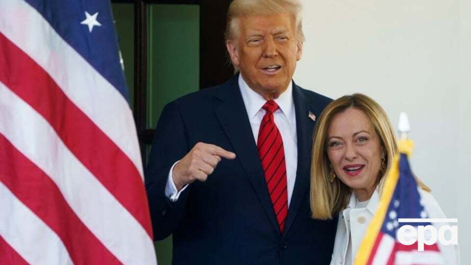 Трамп відповів критикою на критику Мелоні