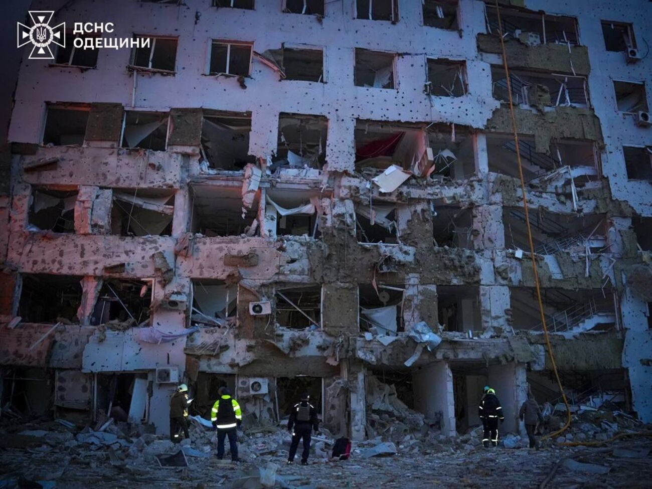 Многочисленные разрушения зафиксировали в Одессе, Киеве и Днепре
