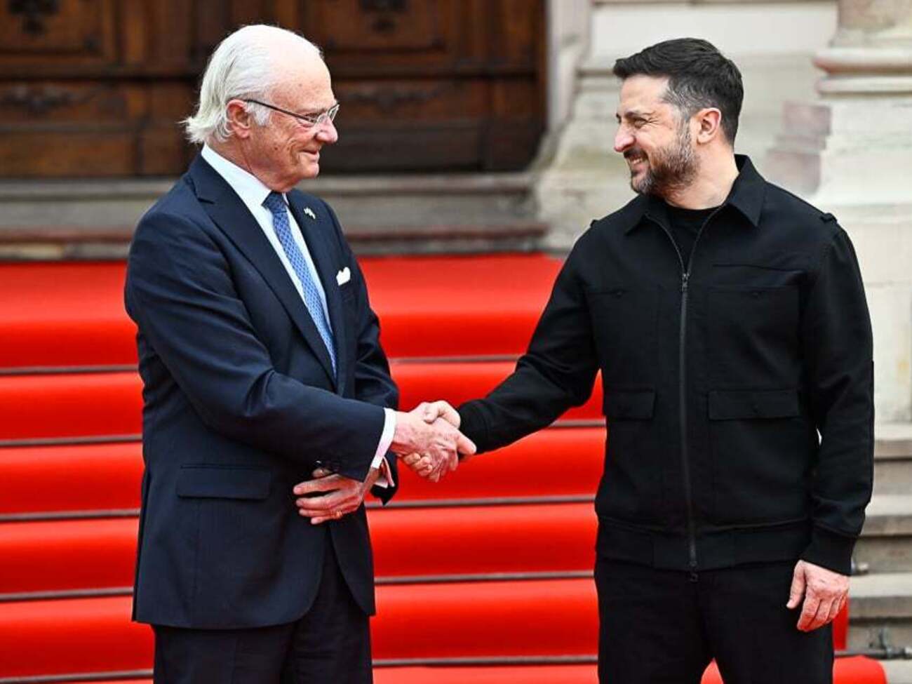 Короля во Львове встретил президент Украины