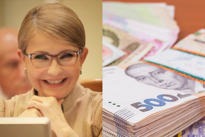 В месяц Тимошенко зарабатывала в среднем 72 795 грн