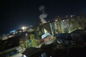 Після атаки дронів виникла пожежа