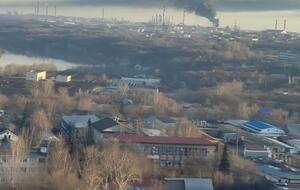 На НПЗ через удари БПЛА виникло займання