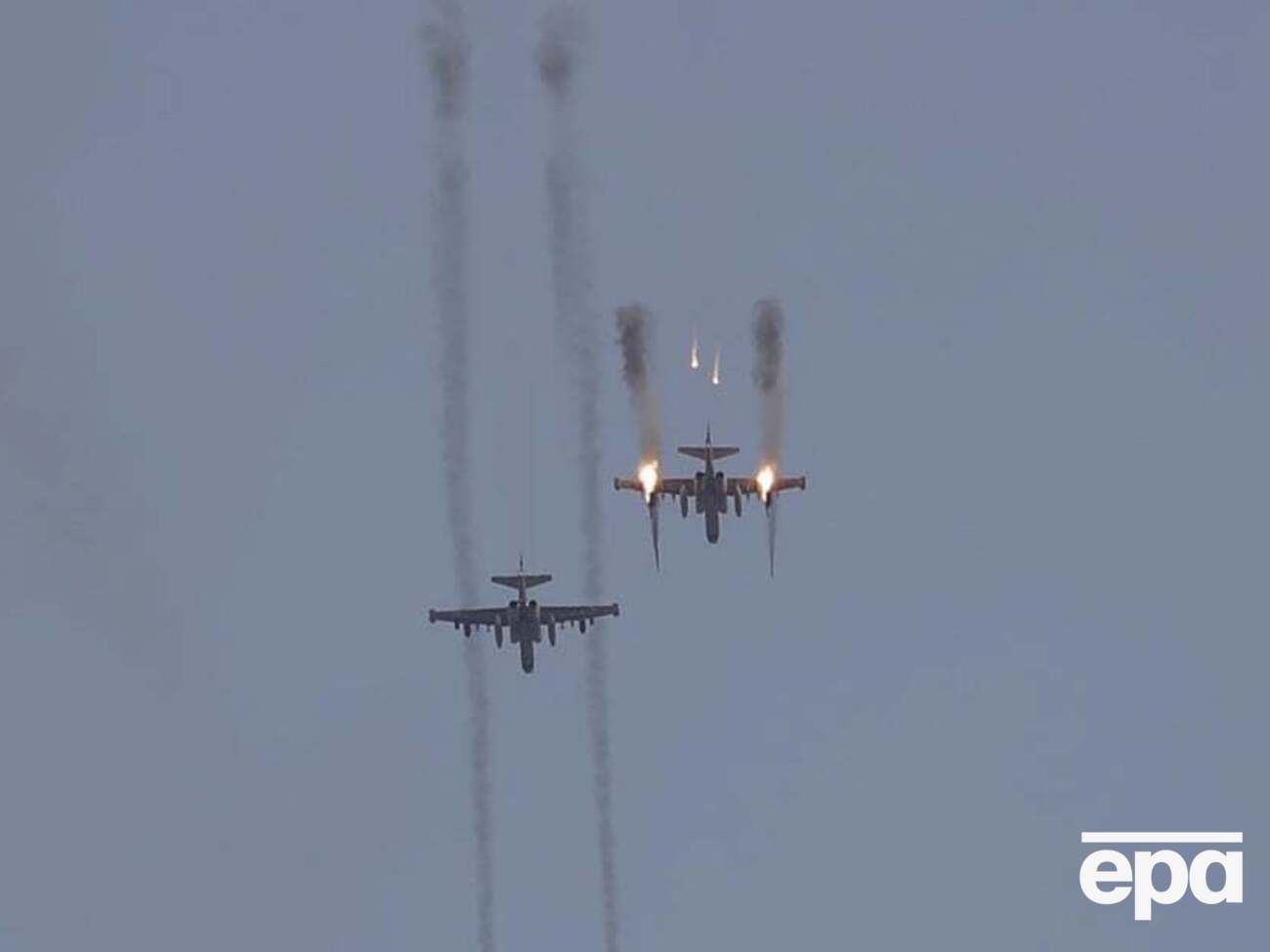 Российский самолет уронил учебные бомбы