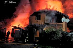 У Броварському районі через атаку пошкоджено два приватні будинки