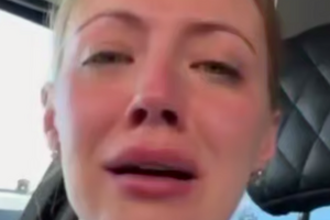 Россиянка эмоционально пожаловалась, что море все залито мазутом, а в небе летают "...баные БПЛА"