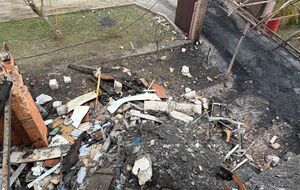 Російський БПЛА влучив у будинок Бескрестнова