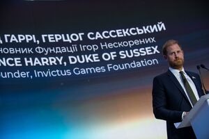 "Украина находится на передовой современной войны". Принц Гарри выступил с заявлением в Киеве