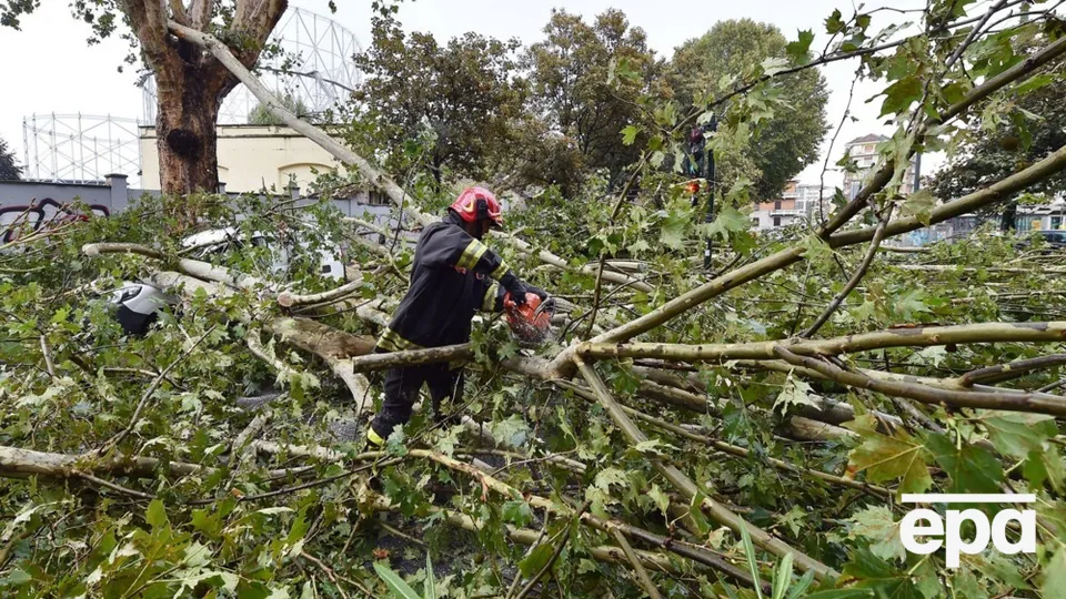 Негода в Україні: вітер зриває дахи, валить дерева і трощить автомобілі. Фото, відео