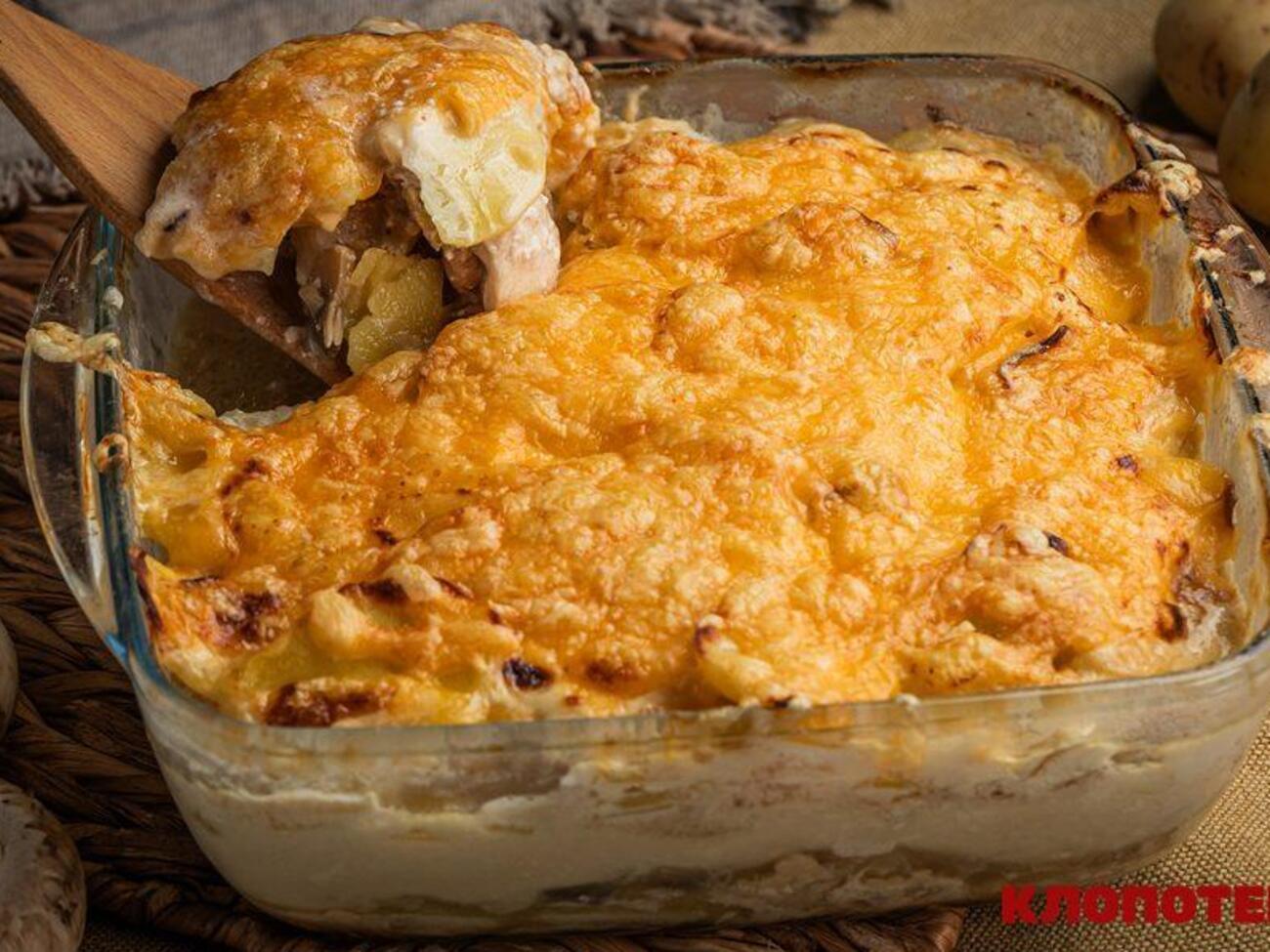 Поживна картопляна запіканка буде особливо смачною, якщо зробити з картоплею це