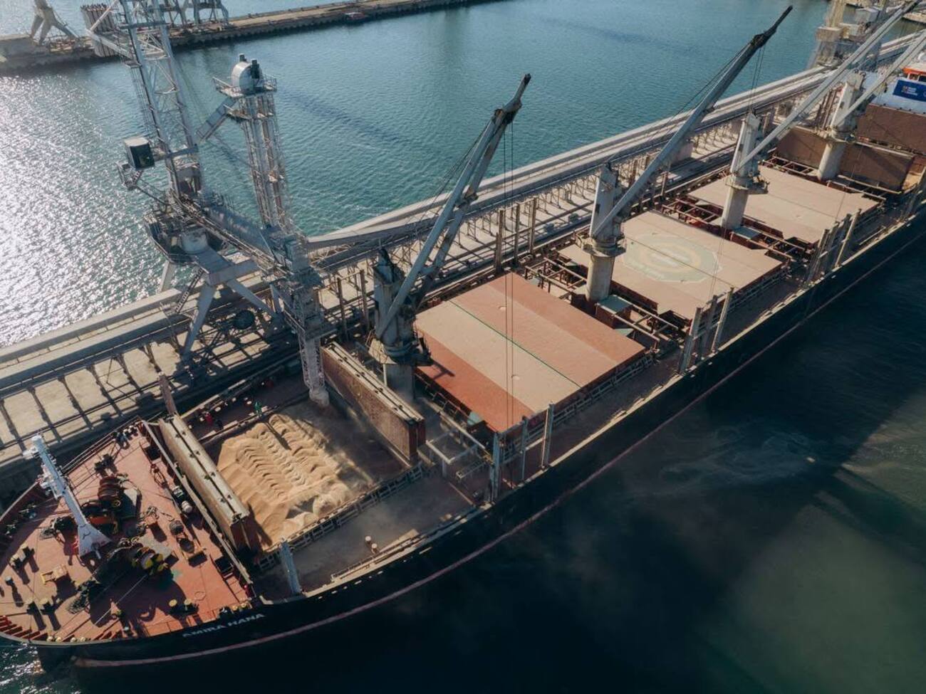 Армія РФ атакувала судно в морському коридорі України. Сталося загоряння