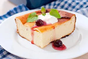 Ніжна сирна запіканка без випікання. Рецепт