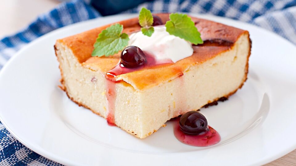 Ніжна сирна запіканка без випікання. Рецепт