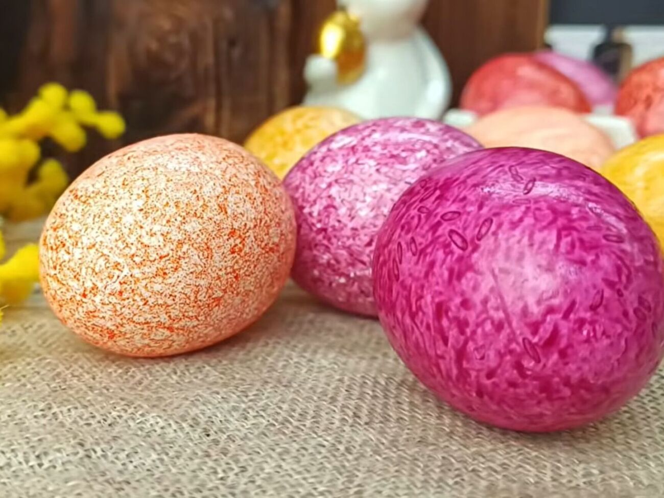 Крашанки змастіть для блиску олією