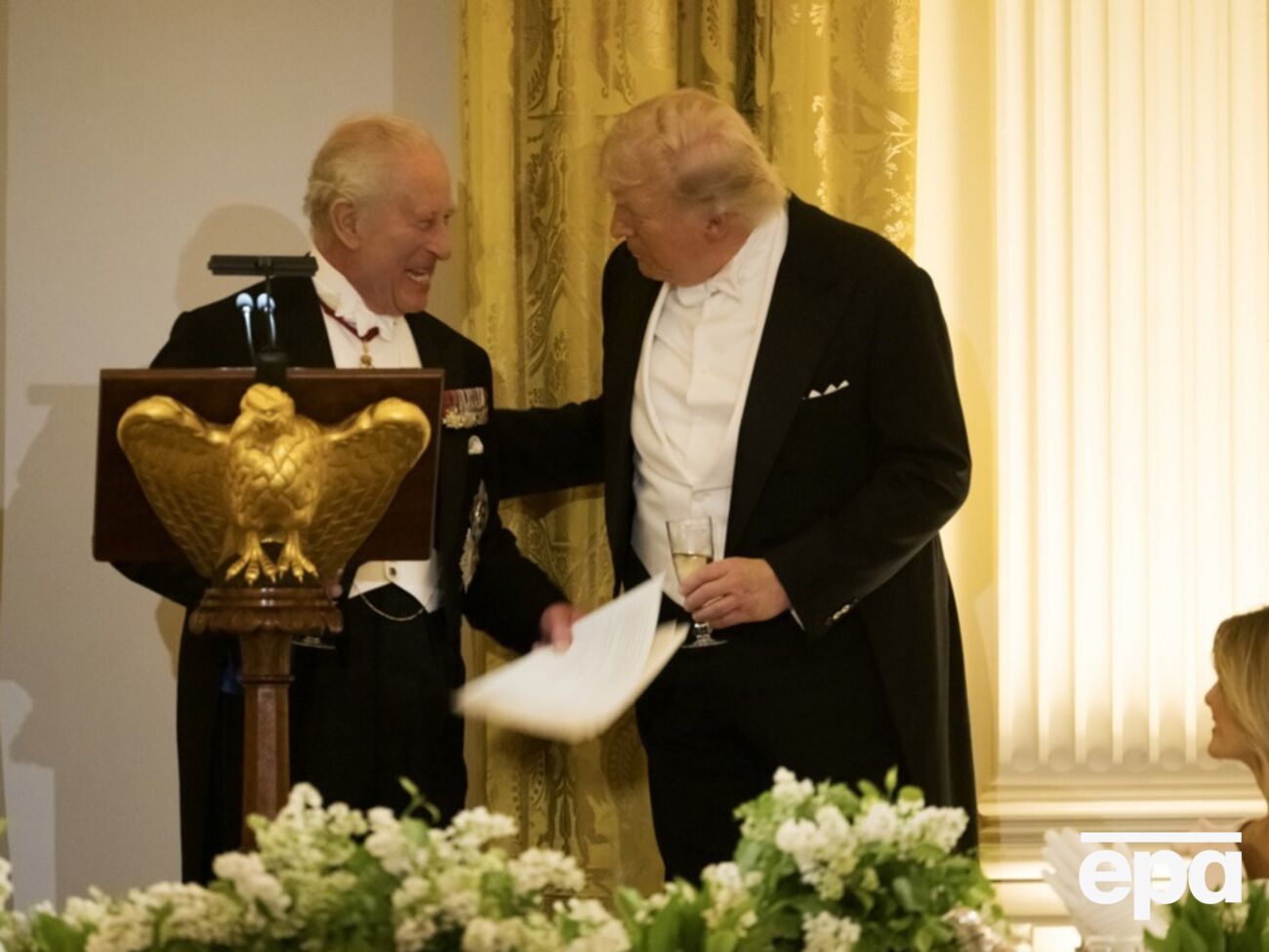 Чарльз III высказался о втором президентстве Трампа в его присутствии