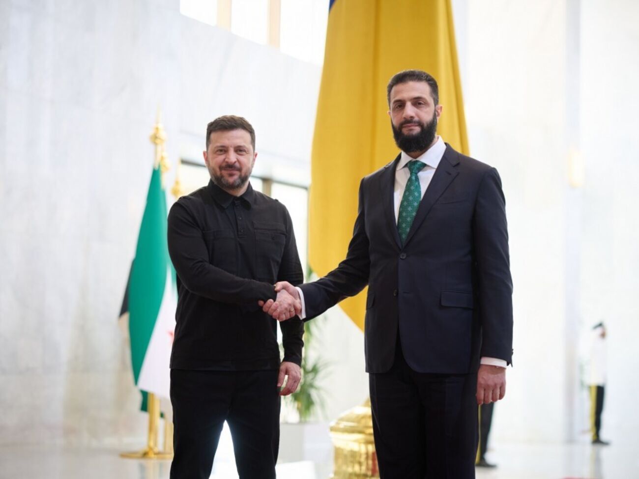 Зеленський зустрівся з аш-Шараа