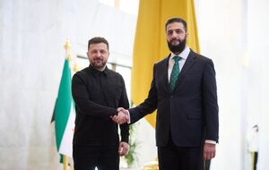 Зеленський зустрівся з аш-Шараа