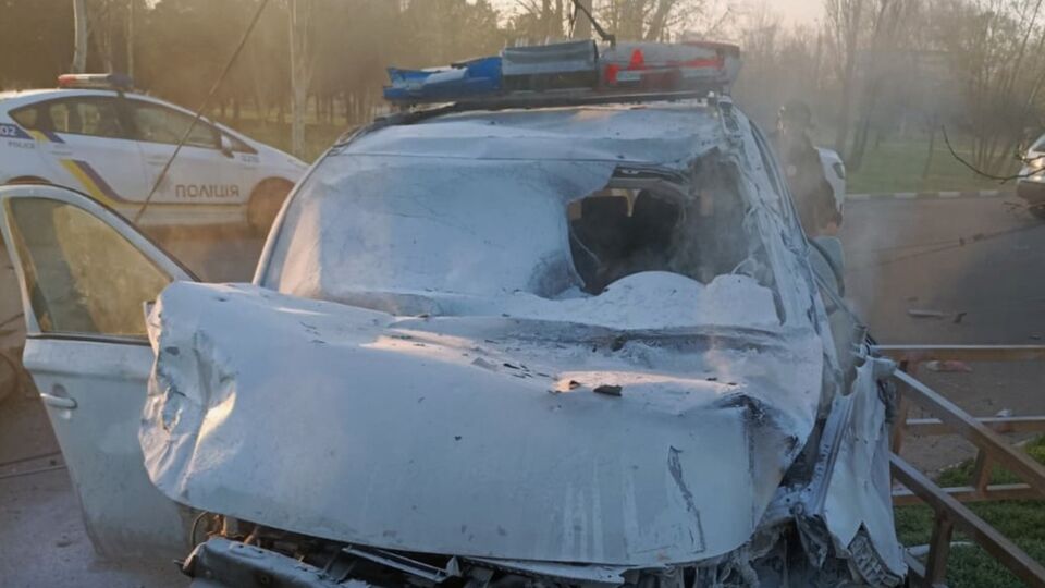 Під удар потрапив автомобіль бійців стрілецького батальйону