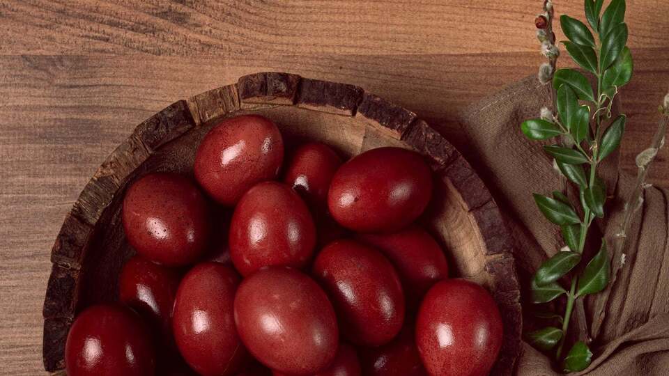 Яйца будут иметь привлекательный красный цвет