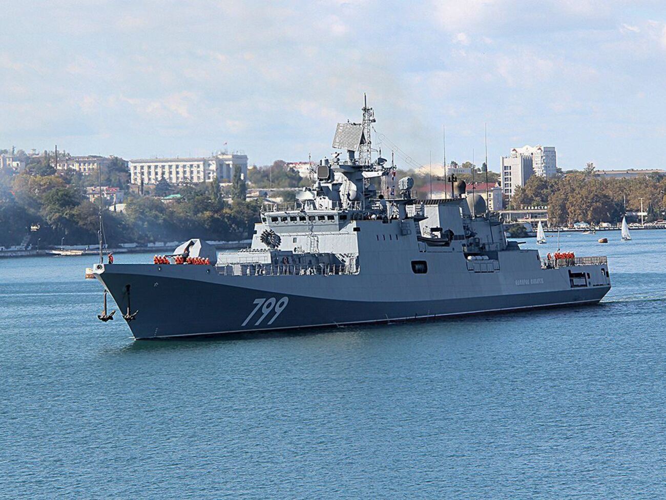 На момент ударов на борту находился личный состав