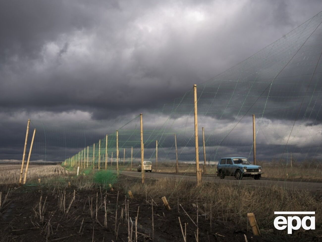 Работы по антидроновой защите дорог в прифронтовых общинах ускорят